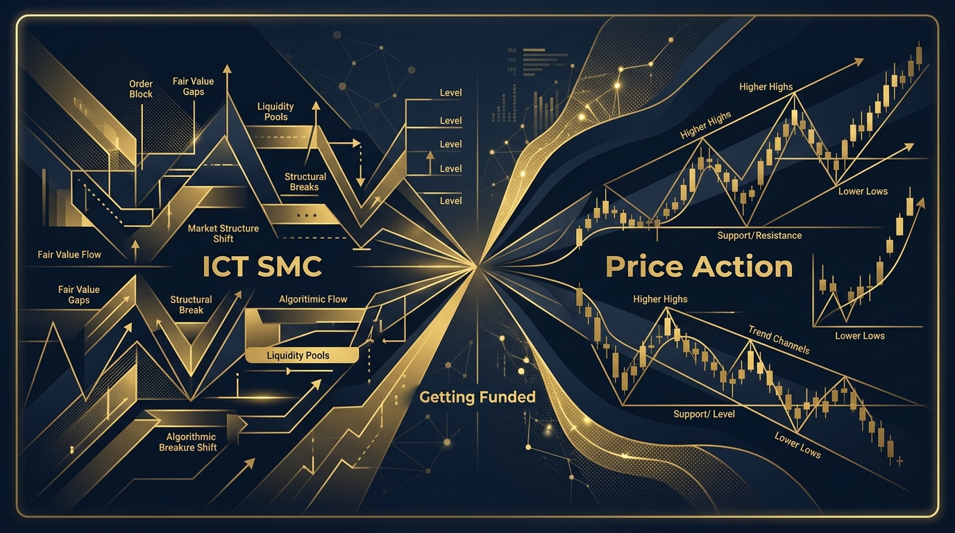 ICT Smart Money Concepts vs Price Action Trading: Which Gets You Funded Faster in 2026?