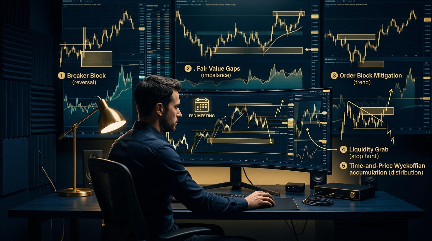 5 ICT Trading Setups That Thrive During April's Fed Meeting Uncertainty: Complete Strategy Breakdown