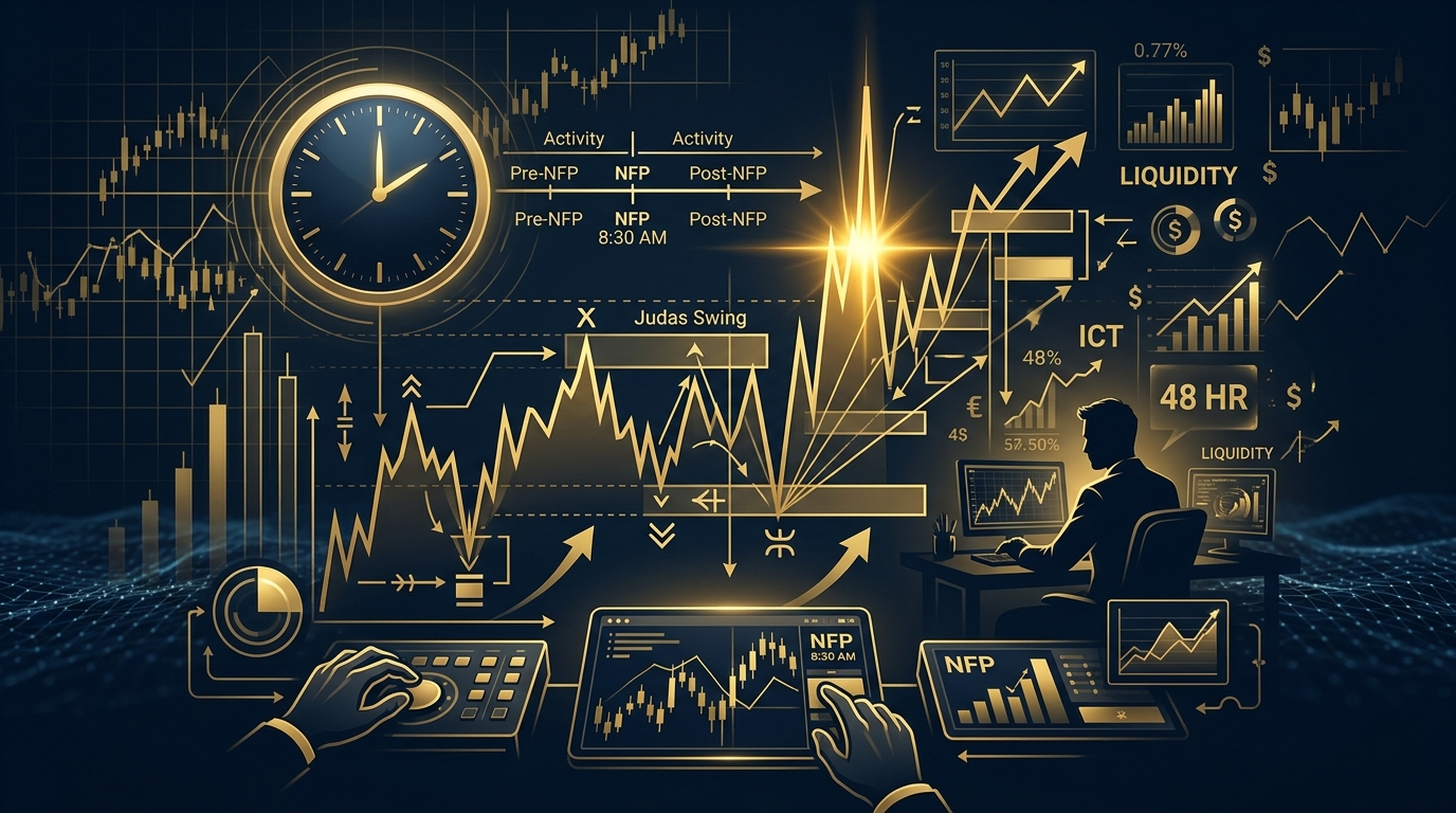 How to Trade NFP Friday with ICT Smart Money Concepts: Complete 48-Hour Liquidity Playbook